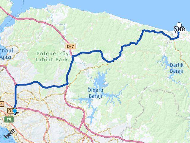 Küçükbakkalköy Şile Arası Kaç Km - Yol Tarifi