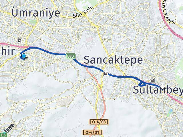 Mevlana Sultanbeyli Arası Kaç Km - Yol Tarifi