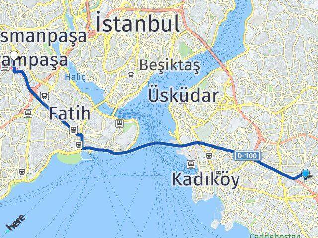 Yenisahra Bayrampaşa Arası Kaç Km - Yol Tarifi
