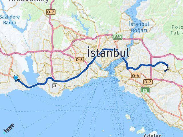 Cihangir Ümraniye Arası Kaç Km - Yol Tarifi