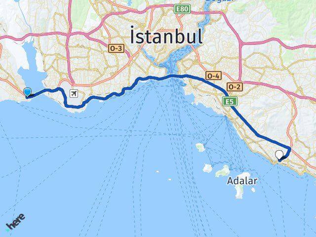 Denizköşkler Kartal Arası Kaç Km - Yol Tarifi