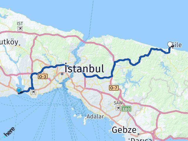 Denizköşkler Şile Arası Kaç Km - Yol Tarifi