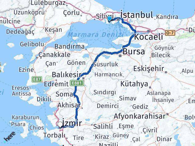 Firuzköy İzmir Arası Kaç Km - Yol Tarifi