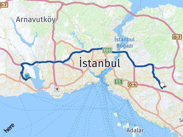 Firuzköy Sancaktepe Arası Kaç Km - Yol Tarifi