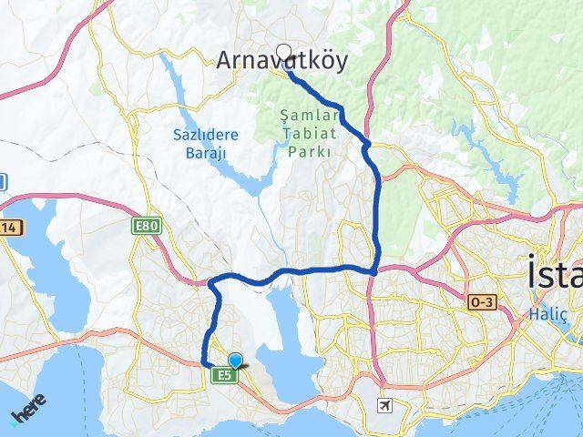 Mustafa Kemalpaşa Arnavutköy Arası Kaç Km - Yol Tarifi