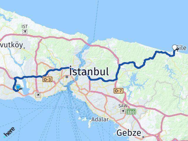 Mustafa Kemalpaşa Şile Arası Kaç Km - Yol Tarifi