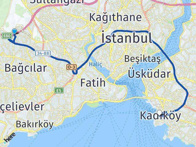 100. Yıl Kadıköy Arası Kaç Km - Yol Tarifi