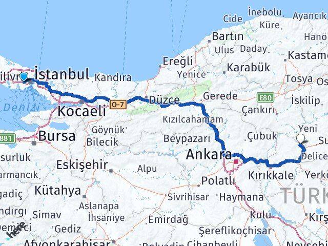 100. Yıl Karaköseli Arası Kaç Km - Yol Tarifi