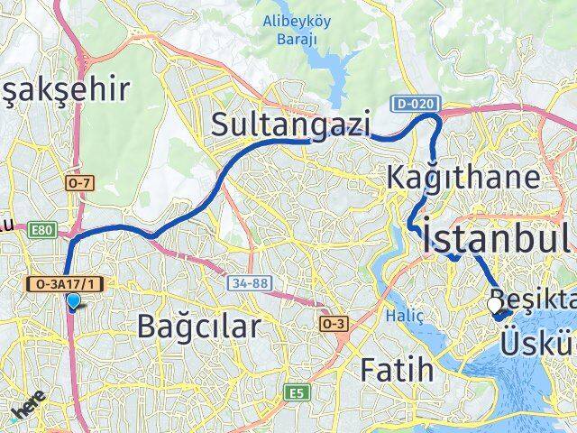 15 Temmuz Beyoğlu Arası Kaç Km - Yol Tarifi