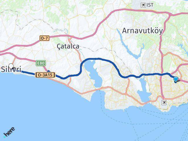 Çınar Silivri Arası Kaç Km - Yol Tarifi
