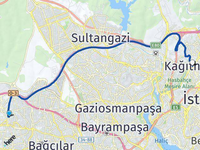 Demirkapı Kağıthane Arası Kaç Km - Yol Tarifi