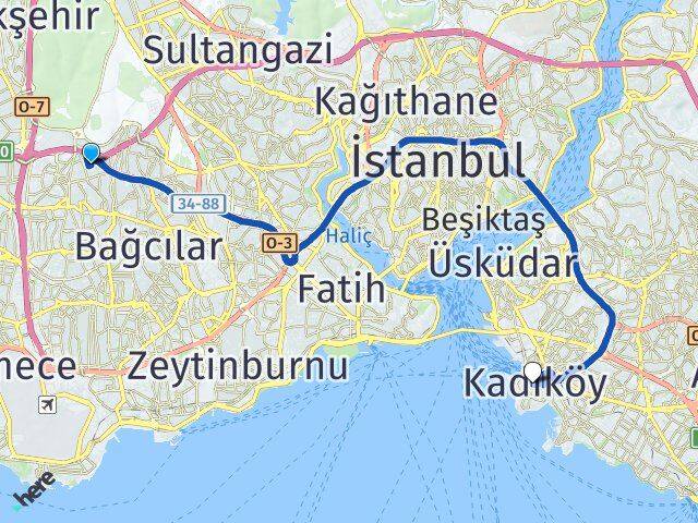 Göztepe Kadıköy Arası Kaç Km - Yol Tarifi
