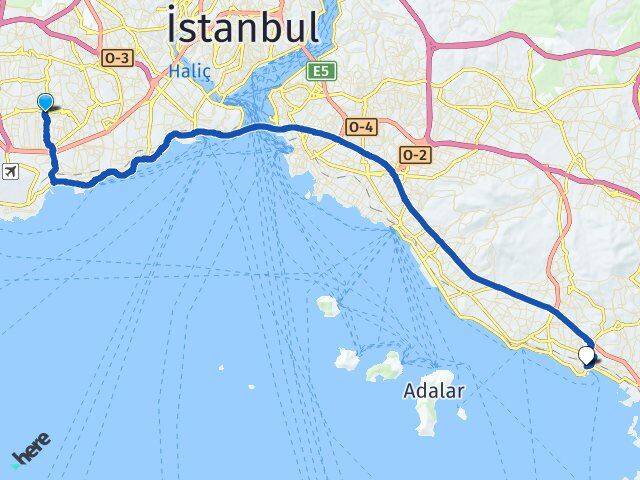 Kocasinan Pendik Arası Kaç Km - Yol Tarifi