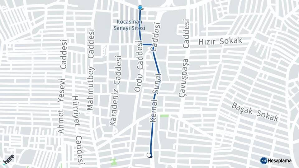 Kocasinan Şirinevler Arası Kaç Km - Yol Tarifi