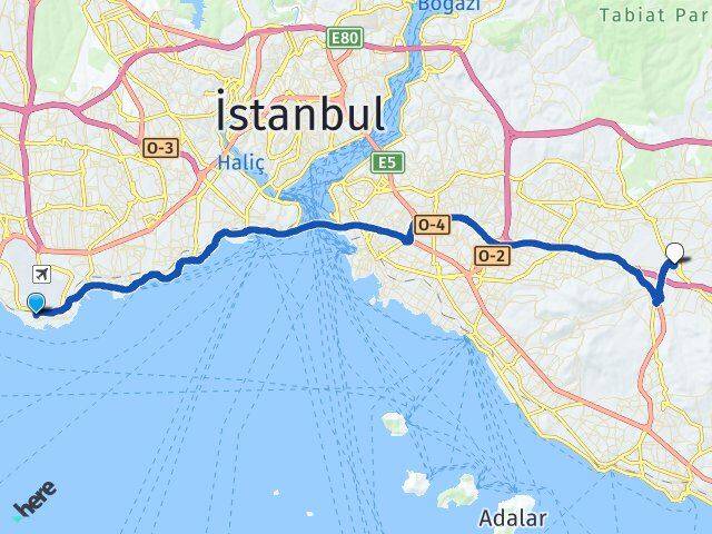 Yeşilköy Sancaktepe Arası Kaç Km - Yol Tarifi