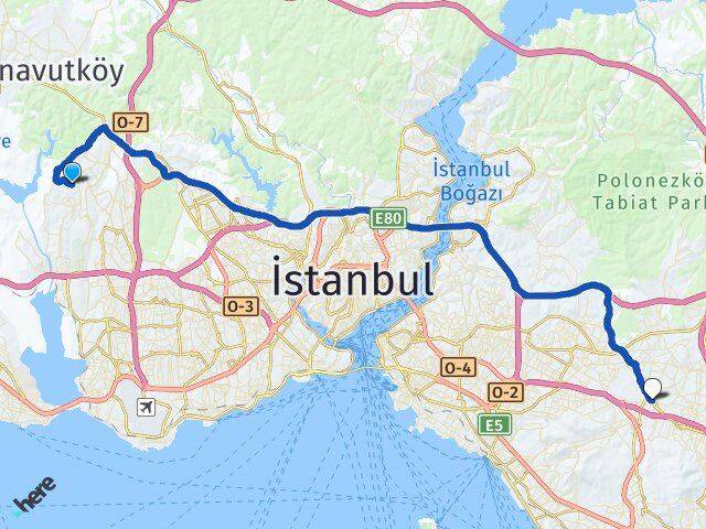 Kayabaşı Sancaktepe Arası Kaç Km - Yol Tarifi