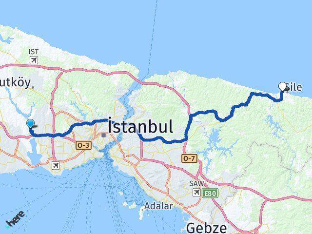 Şahintepe Şile Arası Kaç Km - Yol Tarifi