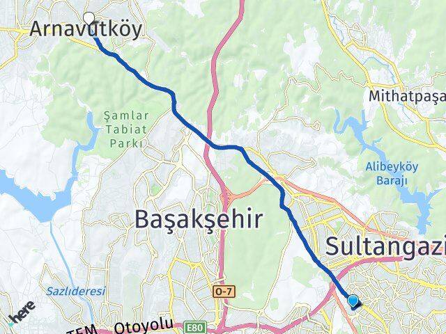 Cevatpaşa Arnavutköy Arası Kaç Km - Yol Tarifi