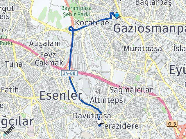 Kartaltepe Namık Kemal Arası Kaç Km - Yol Tarifi