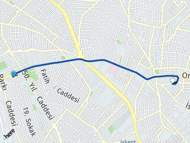 İstanbul Bayrampaşa Kocatepe Gaziosmanpaşa Arası Kaç Km - Yol Haritası