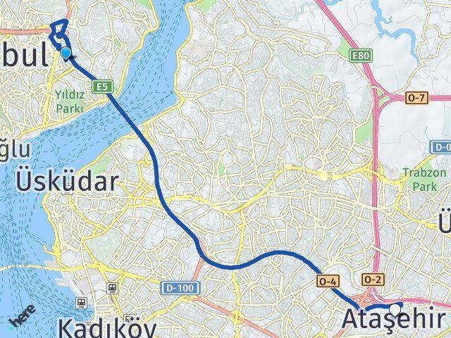 Balmumcu Ataşehir Arası Kaç Km - Yol Tarifi