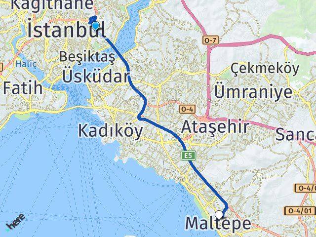 Balmumcu Maltepe Arası Kaç Km - Yol Tarifi