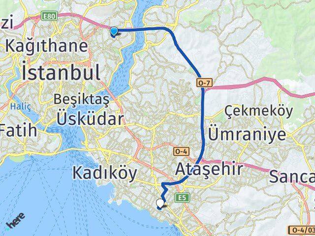 Etiler Suadiye Arası Kaç Km - Yol Tarifi
