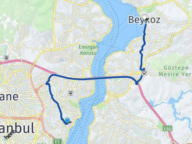 Kuruçeşme Beykoz Arası Kaç Km - Yol Tarifi