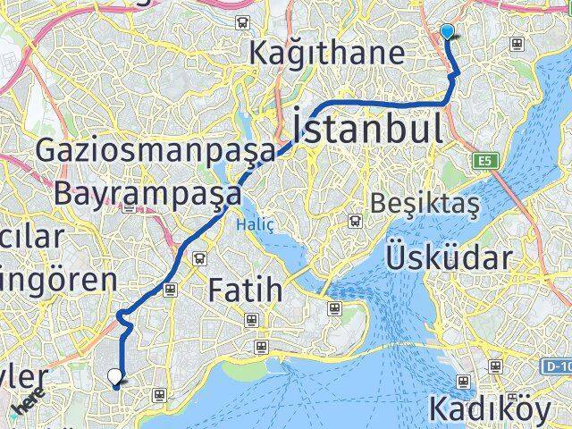 Levent Zeytinburnu Arası Kaç Km - Yol Tarifi