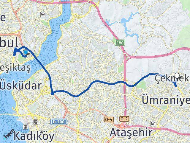 Mecidiye Çekmeköy Arası Kaç Km - Yol Tarifi