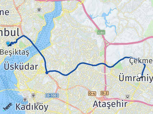 Muradiye Ümraniye Arası Kaç Km - Yol Tarifi