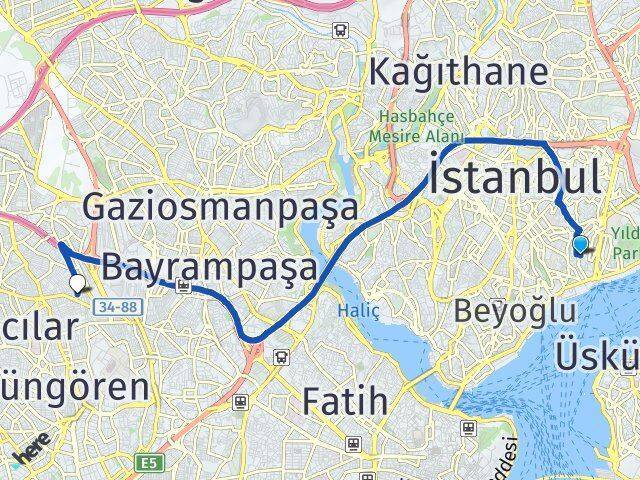Türkali Esenler Arası Kaç Km - Yol Tarifi