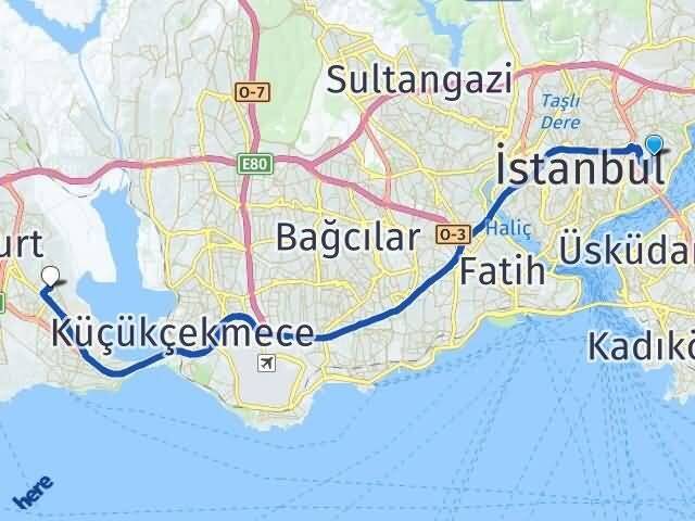 Ulus Firuzköy Arası Kaç Km - Yol Tarifi