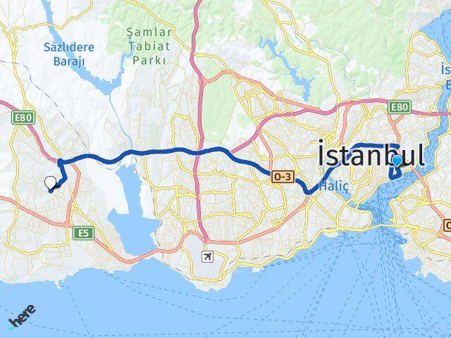 Yıldız Esenyurt Arası Kaç Km - Yol Tarifi