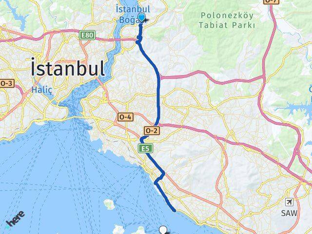Çiğdem Adalar Arası Kaç Km - Yol Tarifi
