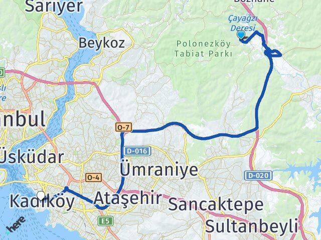 Cumhuriyet Kadıköy Arası Kaç Km - Yol Tarifi