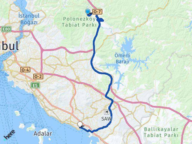 Cumhuriyet Pendik Arası Kaç Km - Yol Tarifi