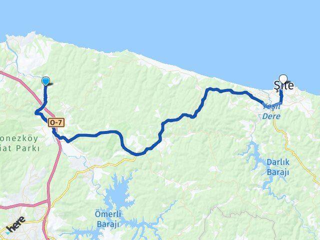 Göllü Şile Arası Kaç Km - Yol Tarifi