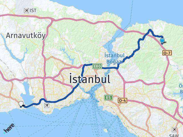 Öğümce Avcılar Arası Kaç Km - Yol Tarifi