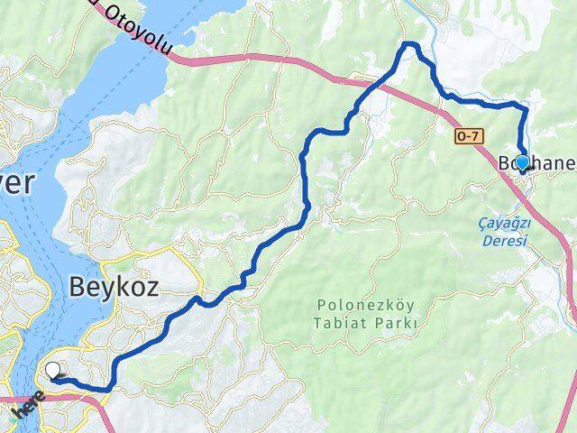 Öğümce Kanlıca Arası Kaç Km - Yol Tarifi