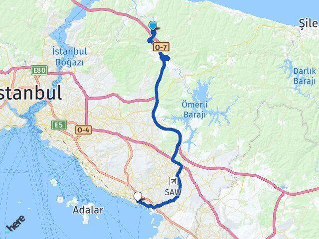 Öğümce Pendik Arası Kaç Km - Yol Tarifi