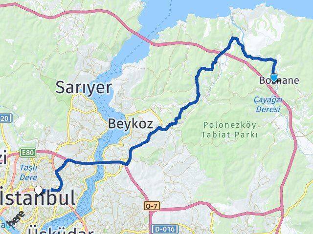 Öğümce Şişli Arası Kaç Km - Yol Tarifi