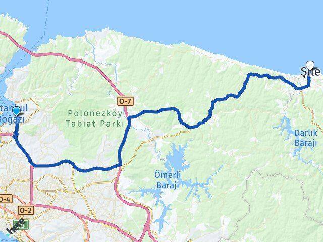 Paşabahçe Şile Arası Kaç Km - Yol Tarifi