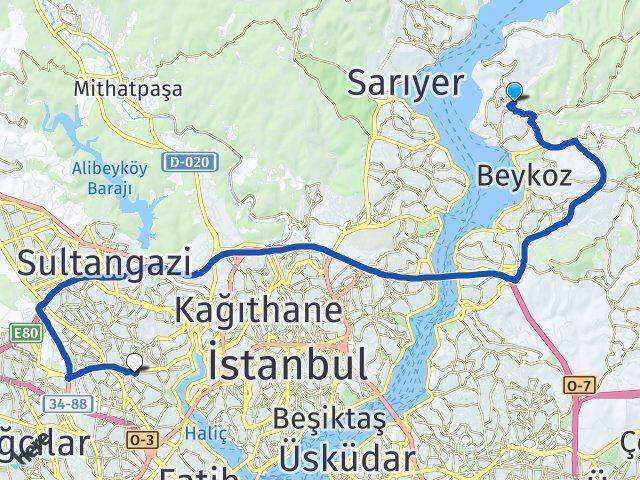 Tokatköy Gaziosmanpaşa Arası Kaç Km - Yol Tarifi