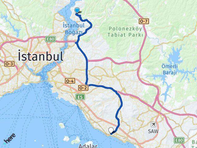 Tokatköy Kartal Arası Kaç Km - Yol Tarifi