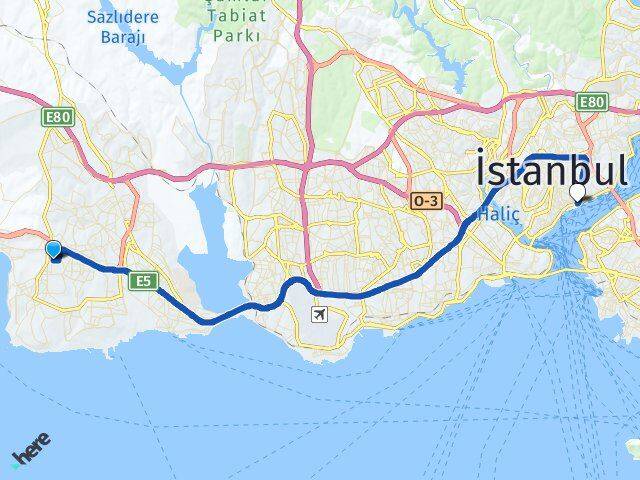 Adnan Kahveci Beşiktaş Arası Kaç Km - Yol Tarifi