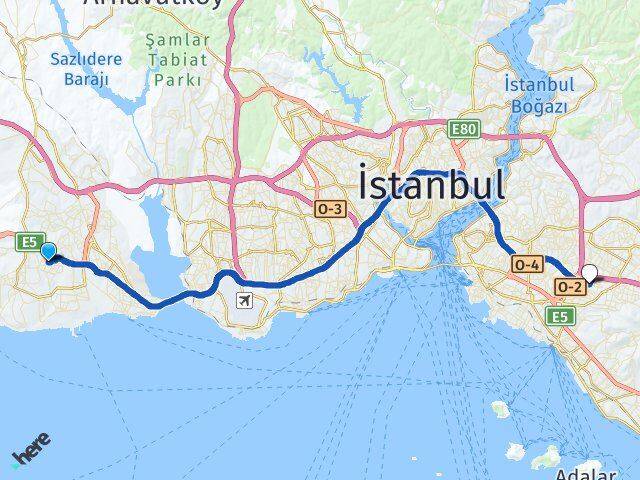 Büyükşehir Ataşehir Arası Kaç Km - Yol Tarifi