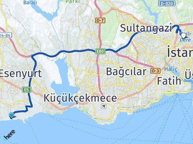 Sahil Kağıthane Arası Kaç Km - Yol Tarifi