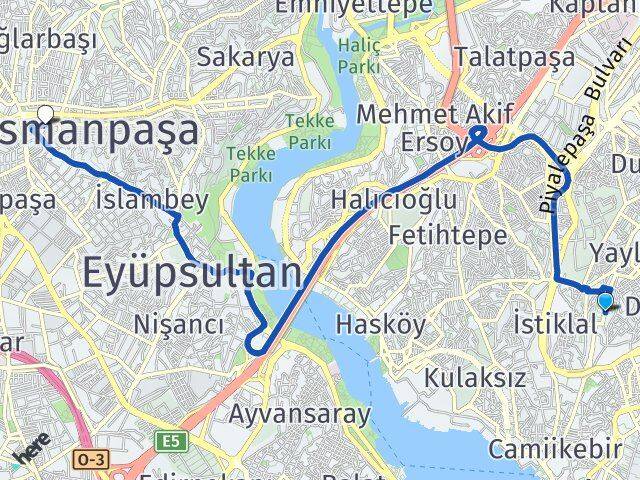 Hacıahmet Gaziosmanpaşa Arası Kaç Km - Yol Tarifi