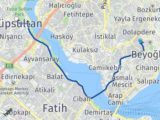 Kocatepe Eyüpsultan Arası Kaç Km - Yol Tarifi